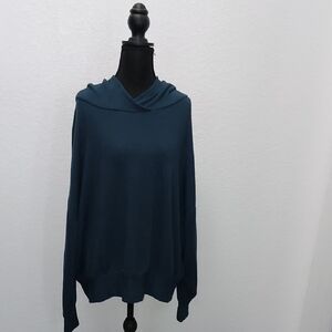 Fabletics Deep Blue Cowl Neck Sweater